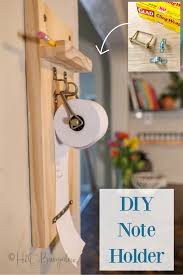 Wall Mounted Paper Roll Note Holder