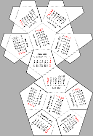 12 Sided Calendar