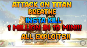 More than 40,000 roblox items id. Attack On Titan Downfall Insta Kill All Titans All Exploits New Game By Roblox Pain