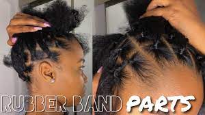 Then, create a box braid, feeding in extensions for thickness and length, and then feed in a. How To Part Hair Using Rubber Bands For Box Braids Passion Twist Etc Kinzey Rae Youtube