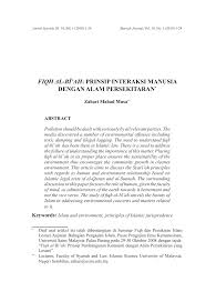 Ayat al quran tentang kematian ayat alquran tentang kematian selanjutnya adalah berikut ayatnya baik itu bacaan arab ataupun latinnya. Pdf Fiqh Al Bi Ah Prinsip Interaksi Manusia Dengan Alam Persekitaran