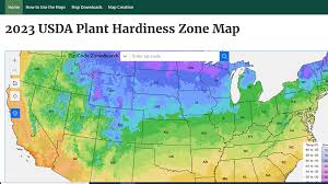 plant hardiness zone map