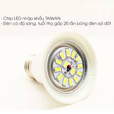 Bóng đèn LED bup tròn ASIA 3W đến 12W (Hàng Việt Nam chất lượng cao) siêu  tiết kiệm điện, ánh sáng trắng