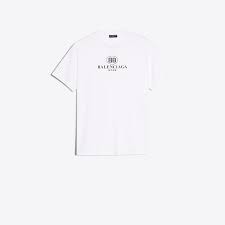 Bb Balenciaga Mode T Shirt White For Men Balenciaga