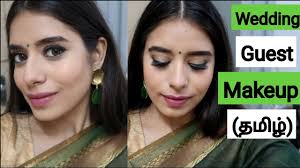 தம ழ indian wedding guest makeup