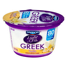 dannon light fit greek yogurt vanilla