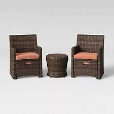 halsted 5pc wicker small space patio