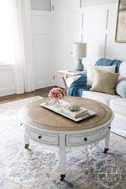 Coastal Style Coffee Table Makeover