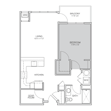 Floor Plan A Greenbelt Apartments