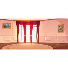 red curtain window background image