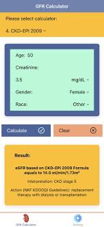 Pocket Gfr Calculator On The App