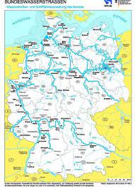 Französische version der karte w162p (bundeswasserstraßen) (stand: Gdws Bundeswasserstrassenkarten