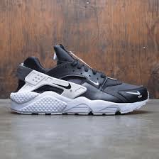 Nike Men Air Huarache Run Premium Zip (black   black-white)