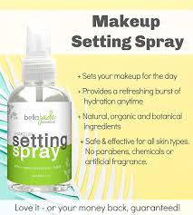 makeup setting spray with organic green