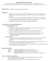 Sample Resume For Medical Under Fontanacountryinn Com
