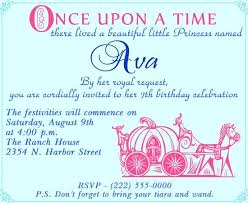 Princess Cinderella Invitations Princess Birthday Party Invitations