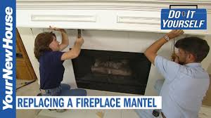 replacing a fireplace mantel do it