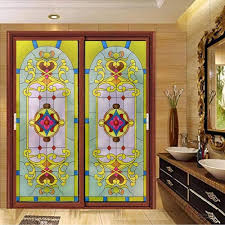Transpa Stained Glass Door