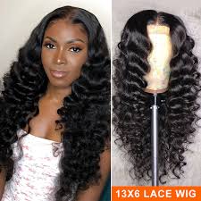 Loose Deep Wave 13 6 Lace Front Wigs Deep Part 13 6 Preplucked Human Hair Wigs