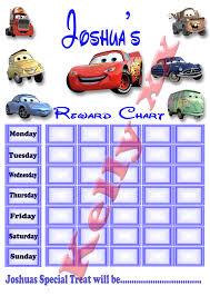 Cars Potty Training Chart Chart Potty Training Charts Boys
