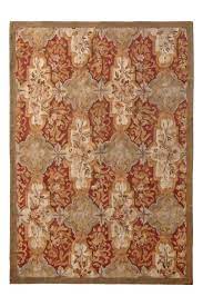 aubusson flat weave hand woven brown