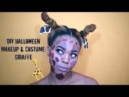 diy halloween makeup costume giraffe