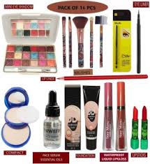 inwish complete makeup kit box set of