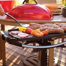 george foreman indoor outdoor grill red