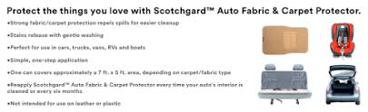 scotchgard auto interior fabric