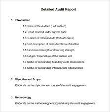 20 Internal Audit Report Templates Word Pdf Apple Pages