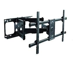 The photos show a 55 android tv on top and the 65. Premim Mount Heavy Duty Dual Arm Articulating Tv Wall Mount Bracket For Tcl 65 Class 6 Series 4k Uhd Dolby Vision Hdr Roku Smart Tv 65r617 Tilt Swivel With Reduced