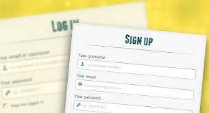 login and registration form with html5