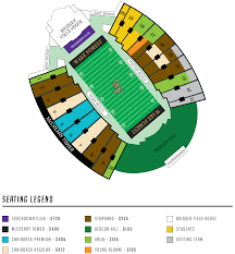 Wake Forest Football Seating Diagram Seating Chart Lane