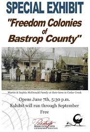 freedom colonies of bastrop county