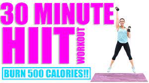 30 minute hiit workout burn 500