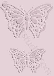 Butterfly Stencil Vintage Shabby Chic Template Card Making Home