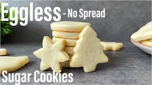 eggless no spread sugar cookies