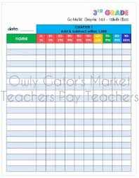 Go Math Florida Chapter Test Tracking Chart Bundle 3rd Grade Chapters 1 12