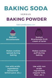 baking powder vs baking soda bakin