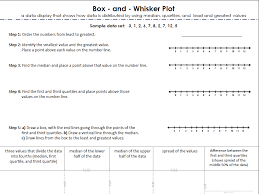 On the insert tab, in the charts group, click the statistic. Box And Whiskers Plot Worksheet Worksheet List