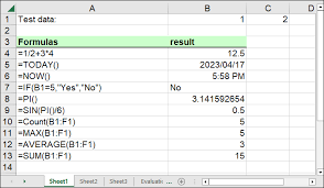 read formulas and functions in excel