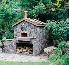 Outdoor Gable Roof Wood Fired Pizza