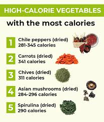 high calorie vegetables for weight gain