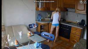 Leora Cleaning kitchen YouTube