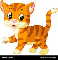 cute cat cartoon royalty free vector