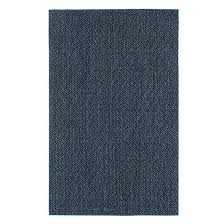 caspian navy basket weave pattern sisal rug