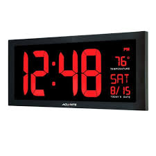 Acurite Large Digital Clock Led 18 Inch