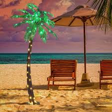 lightshare 5 ft pre lit led palm tree