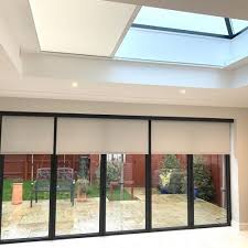 Bifold Sliding Door Electric Blinds