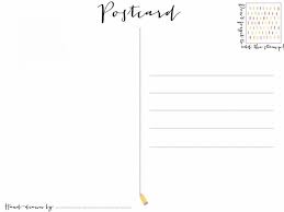 036 Template Ideas Blank Postcard Free Classic White With